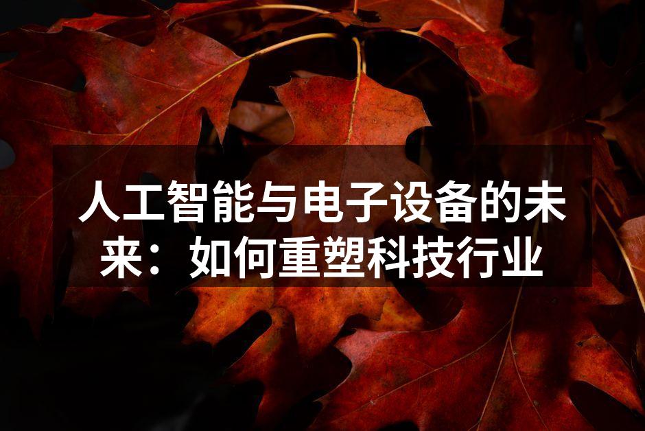 智能家居设备的AI应用前景